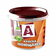 Краска вододисперсионная моющаяся 1,4кг А3