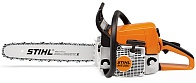 Бензопила MS250 (STIHL) /2,3кВт/3,1л.с.; 16" 3/8 Picco 1,3мм, 55зв., вес 4,6кг/