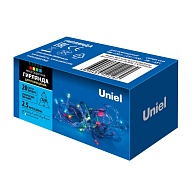 Гирлянда свд нить 2,5м IP20 (UNIEL) /20LED мульти арт. ULD-S0250-020-STA MULTI/