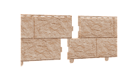 Сайдинг ПВХ Стоун-Хаус 225х3025 (0,680м2) Камень золотистый