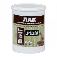 Лак DALI DECOR Fluid акриловый полуглянцевый 0,9кг бесцветный